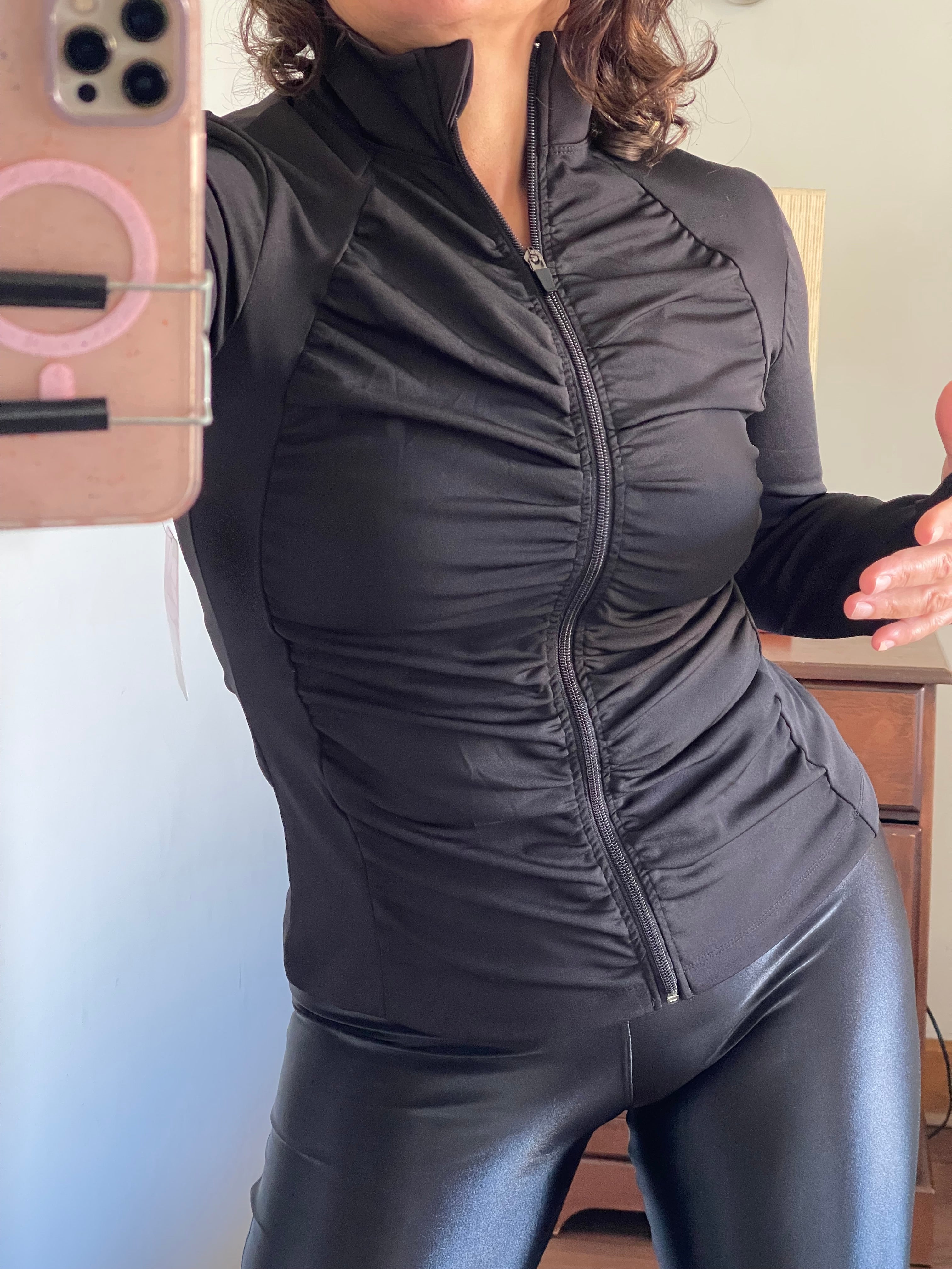 Chaqueta deportiva drapé