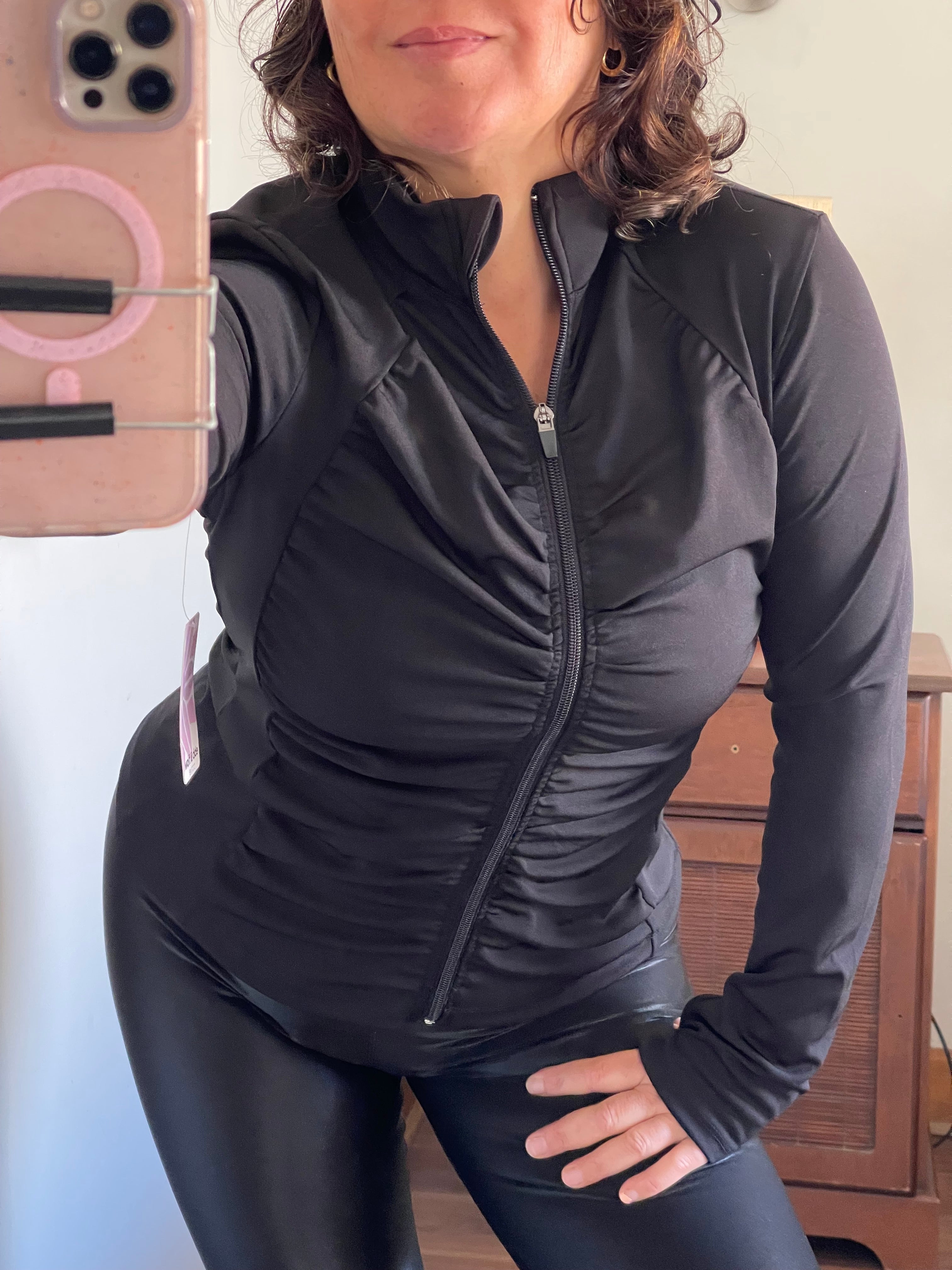 Chaqueta deportiva drapé