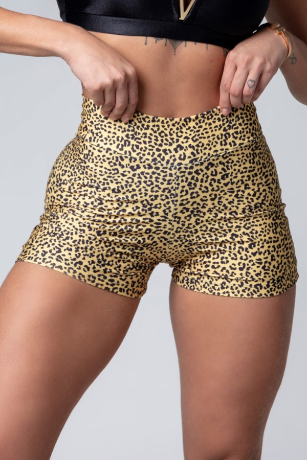 Short deportivo animal print push up