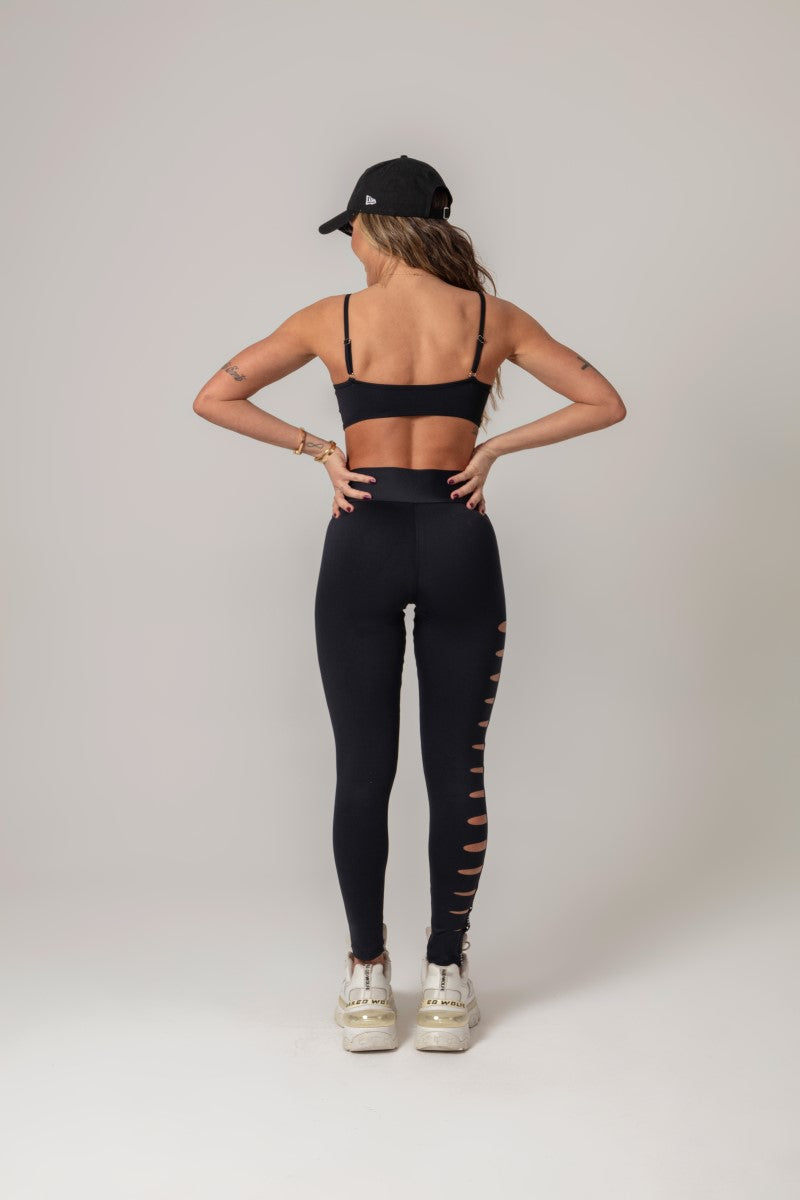 Calza deportiva mujer Workout Negro