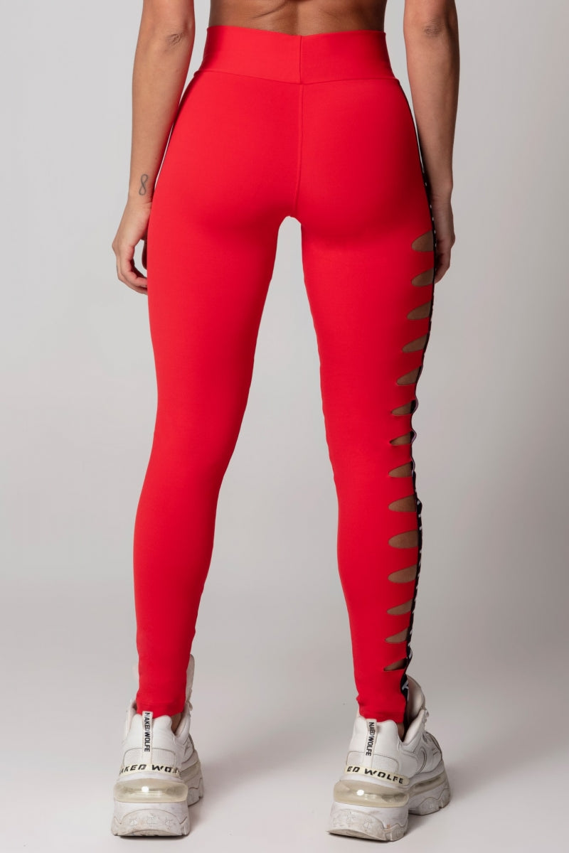 Calza deportiva mujer sportswear roja