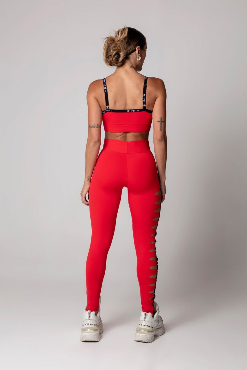 Calza deportiva mujer sportswear roja