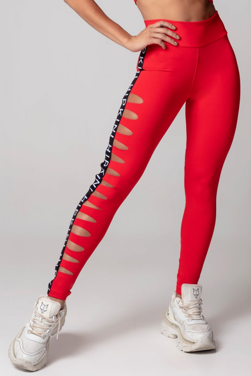 Calza deportiva mujer sportswear roja