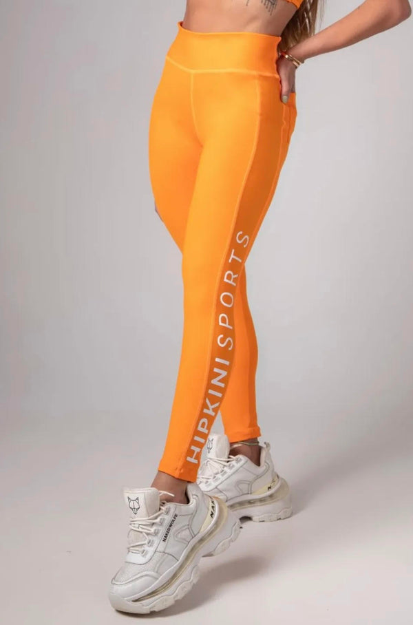 Calza deportiva mujer naranja